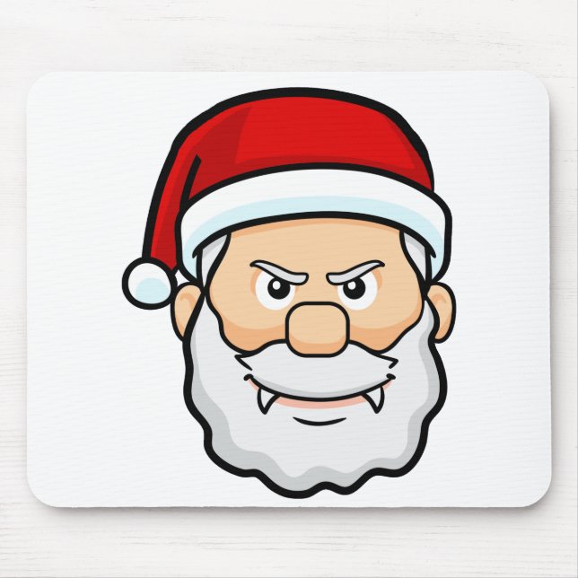 Mousepad papais noeis de vampiro de natal (Frente)