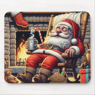 Mousepad Papais noeis dormindo no Natal