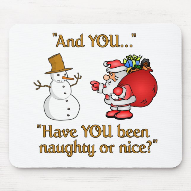 Mousepad Papais noeis e mouse Snowman (Frente)