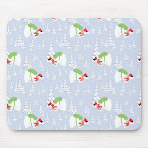 Mousepad papais noeis engraçados de ursos polares