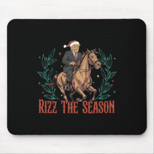 Mousepad Papais noeis Engraçados Trump Rizz A Época Faz Exc
