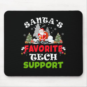 Mousepad Papais noeis Favoritos Suporte Técnico Engraçado V