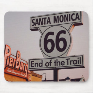 Mousepad Papais noeis Monica Route 66 California