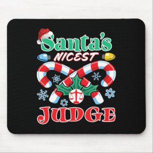 Mousepad Papais noeis Nicest Juiz Engraçado Natal Bela