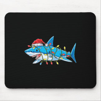 Mousepad Papais noeis Nozes de Natal Sharkmas Árvore Xmas B