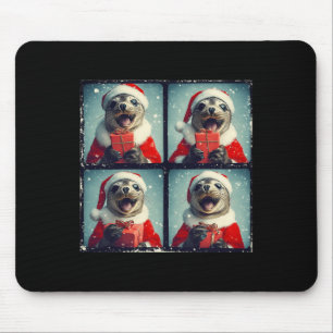 Mousepad Papais noeis Oceano Foca Leão de Fotografia do Mar