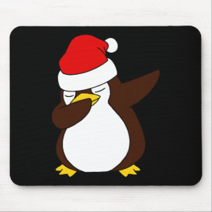 Mousepad Papais noeis Pinguins De Dabbing Para Meninas E Me
