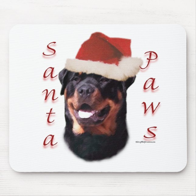 Mousepad Papais noeis Rottweiler (Frente)