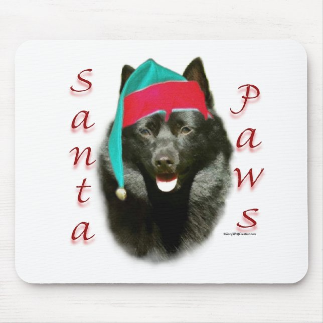 Mousepad Papais noeis Schipperke Paws (Frente)