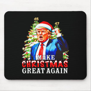 Mousepad Papais noeis Trump 45-47 Pijamas Xmas fazem Natal