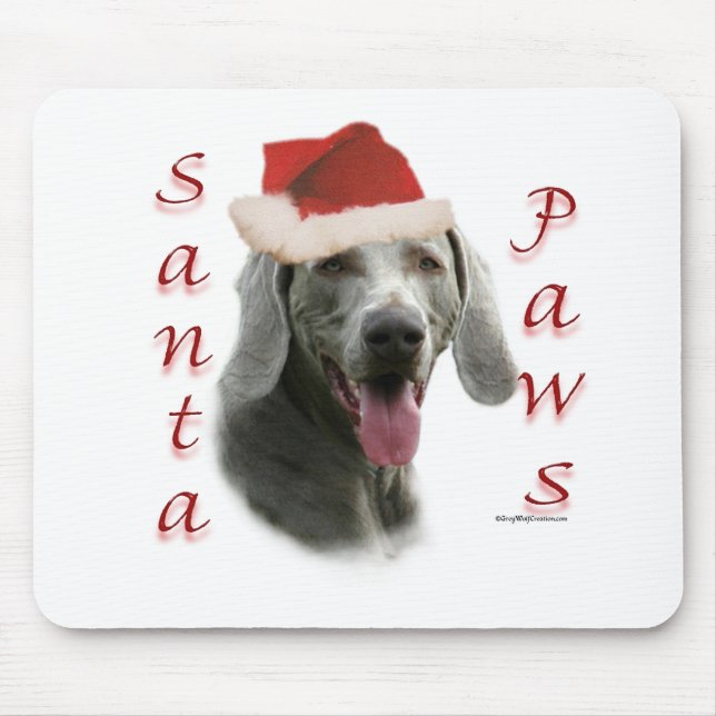 Mousepad Papais noeis Weimaraner (Frente)