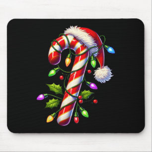 Mousepad Papais noeis Xmas da Família Luz de Natal da Candy