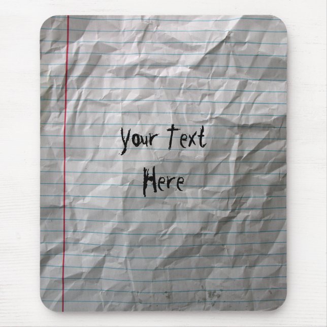 Mousepad Papel alinhado amarrotado (Frente)