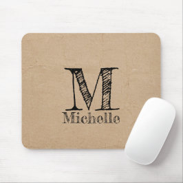 Mousepad Papel Castanho Russo Kraft castanho para aspecto m