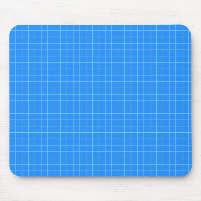 Mousepad Papel de gráfico azul (Frente)
