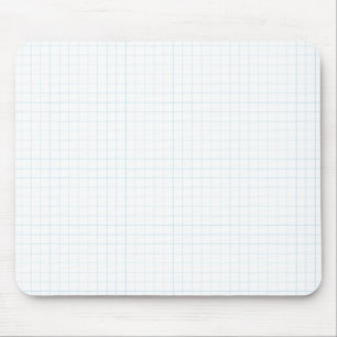 Mousepad Papel de gráfico azul e branco