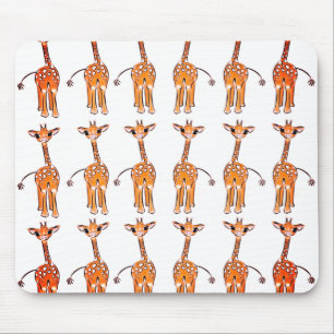 Mousepad Papel De Lavagem De Baby Giraffe