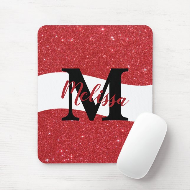 Mousepad Papel de mouse personalizado com glitter (Com mouse)