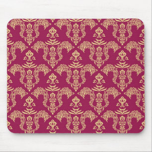 Mousepad Papel de parede 4 do damasco