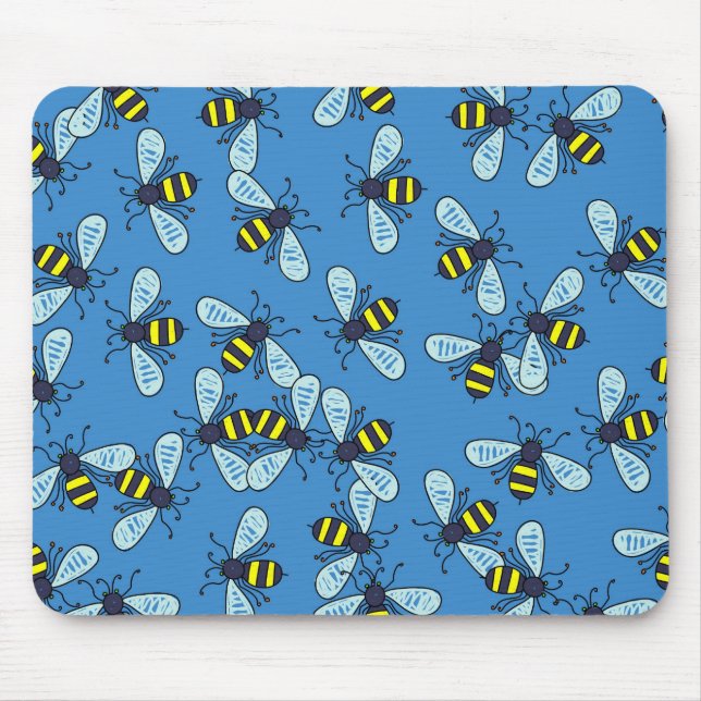 Mousepad Papel de parede da abelha (Frente)
