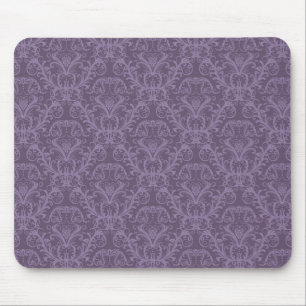 Mousepad Papel de parede floral roxo 2