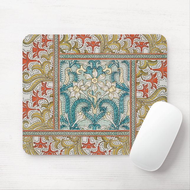 Mousepad Papel de parede para flores Daffodil chintz art no (Com mouse)