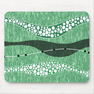 Mousepad Papel de parede verde para abstrato