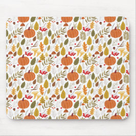 Mousepad Papel de Rato com Padrão de Abóbora de Outono