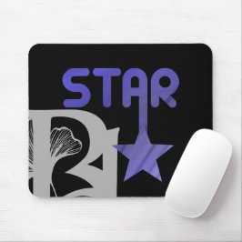 Mousepad Papel de Rato Estrela Tendência Abstrato Lavanda V