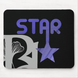 Mousepad Papel de Rato Estrela Tendência Abstrato Lavanda V
