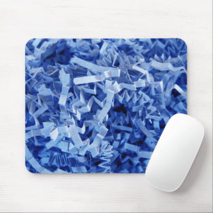 Mousepad Papel enrugado Shredded azul