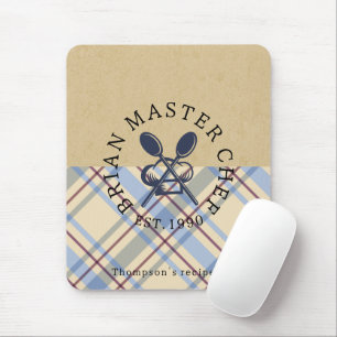 Mousepad Papel kraft rústico personalizado e casa de campo
