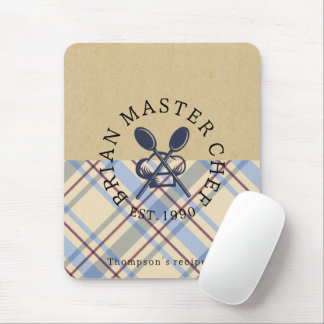 Mousepad Papel kraft rústico personalizado e casa de campo