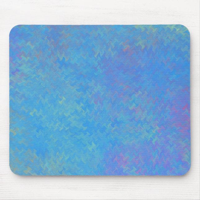 Mousepad Papel Marmoreado Azul Bonito (Frente)