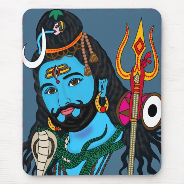 Mousepad Papelaria Rosto de Shiva (Frente)
