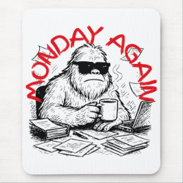 Mousepad Paperwork Chaos Abominable Snowman