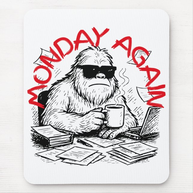 Mousepad Paperwork Chaos Abominable Snowman (Frente)