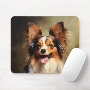 Mousepad Papillon dog