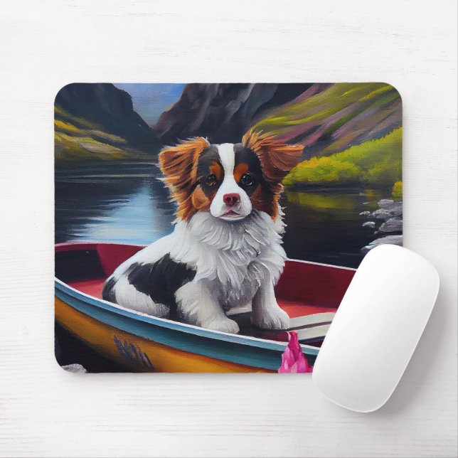 Mousepad Papillon em um Paddle: Uma Aventura Cênica (Com mouse)