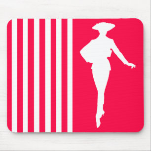 Mousepad Pappy Modern Stripes com Silhueta de Moda