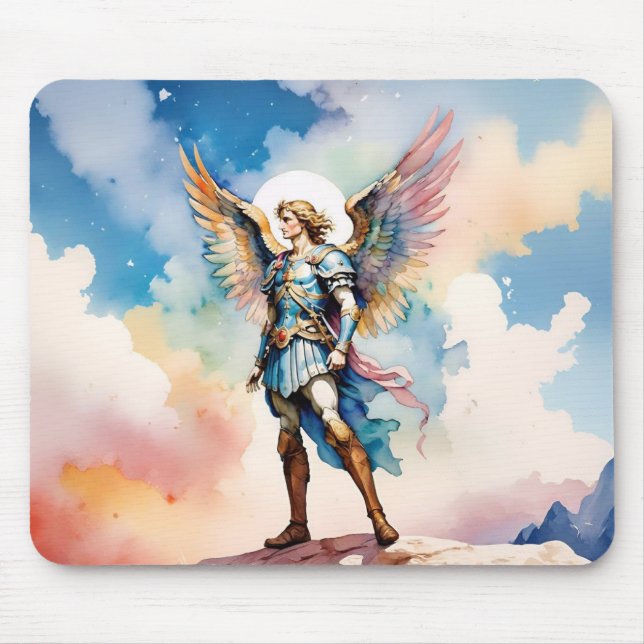 Mousepad par do rato de Michael Archangel da rua (Frente)
