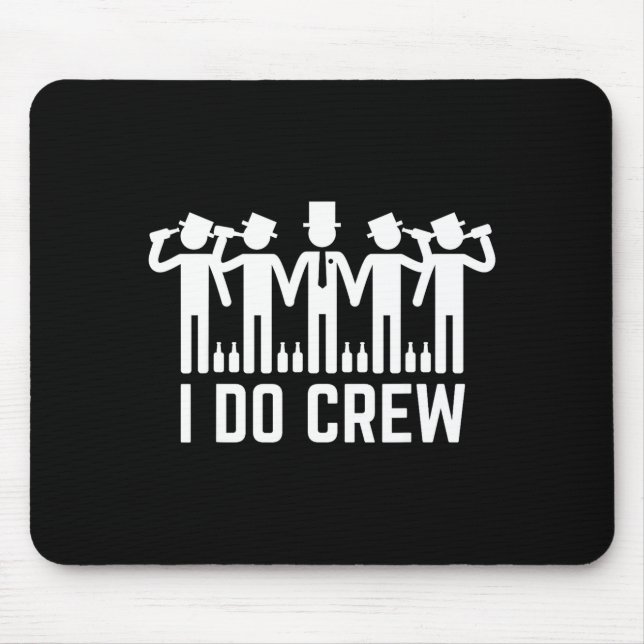 Mousepad Para a Festa de Despedida de Solteiro dos Groomsme (Frente)