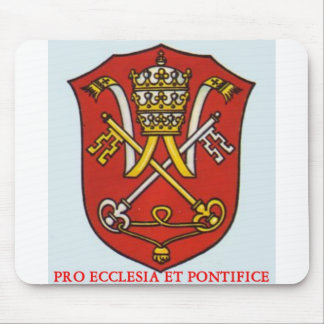 MOUSEPAD PARA A IGREJA E O PAPA