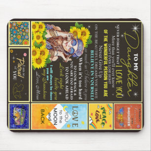 Mousepad Para a minha neta, Sunflower Birthday.