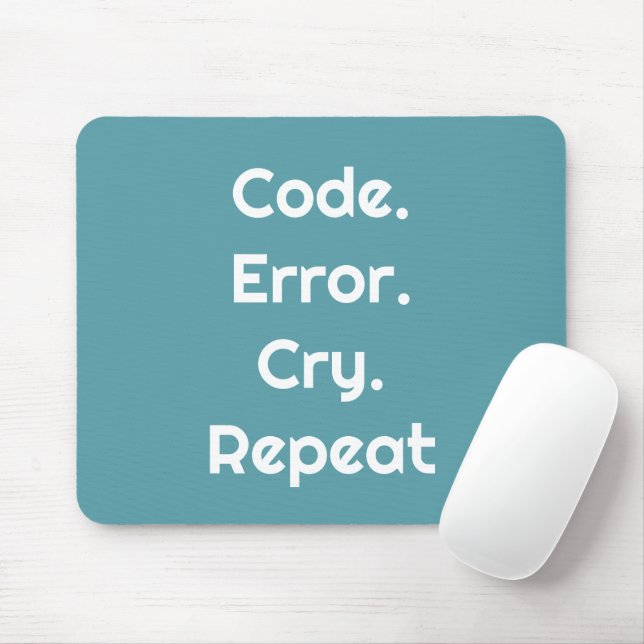 Mousepad Para Amantes da Programação – Codifique. Erre. Cho (Com mouse)