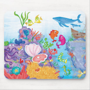 Mousepad Para baixo no oceano
