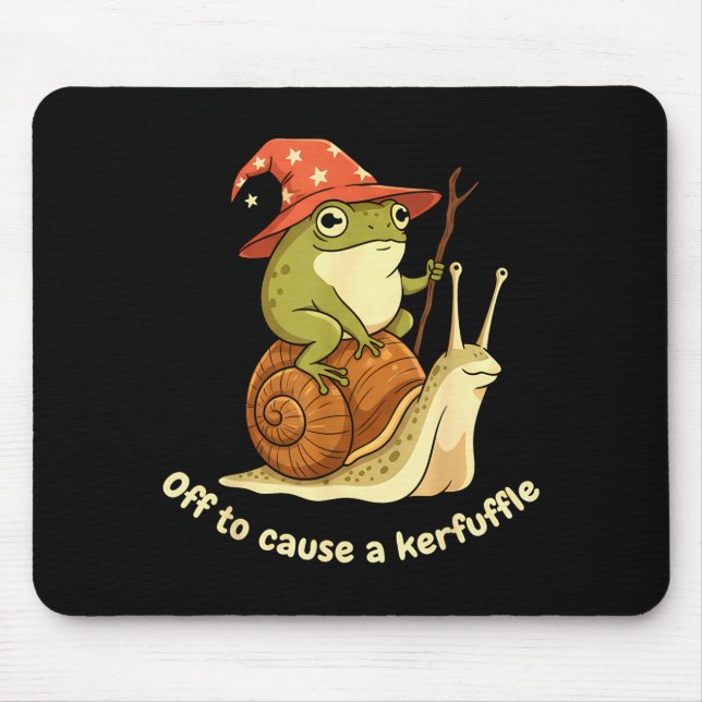 Mousepad Para Causar Uma Confusão Meme Engraçado do Sapo Co (Frente)