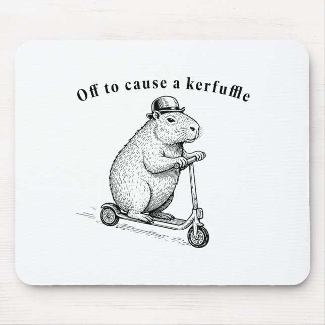 Mousepad Para Causar Uma Confusão, Patinete Engraçado de To (Frente)