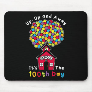 Mousepad Para cima e para fora É o 100º Professor de 100 Di