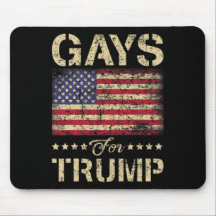 Mousepad Para Estrelas Trump E Bandeiras Americanas Strips